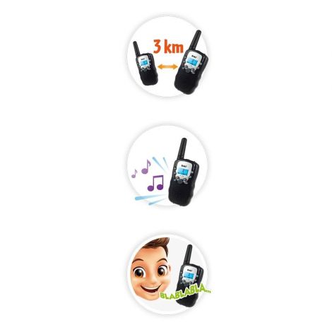 Walkie Talkie Buki France | 3km Arie Acțiune - imagine 2