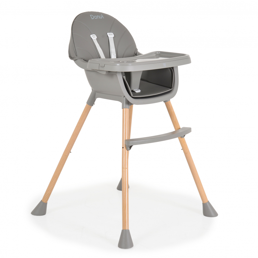 Scaun de masa 2in1 Moni Donut Grey - imagine 10