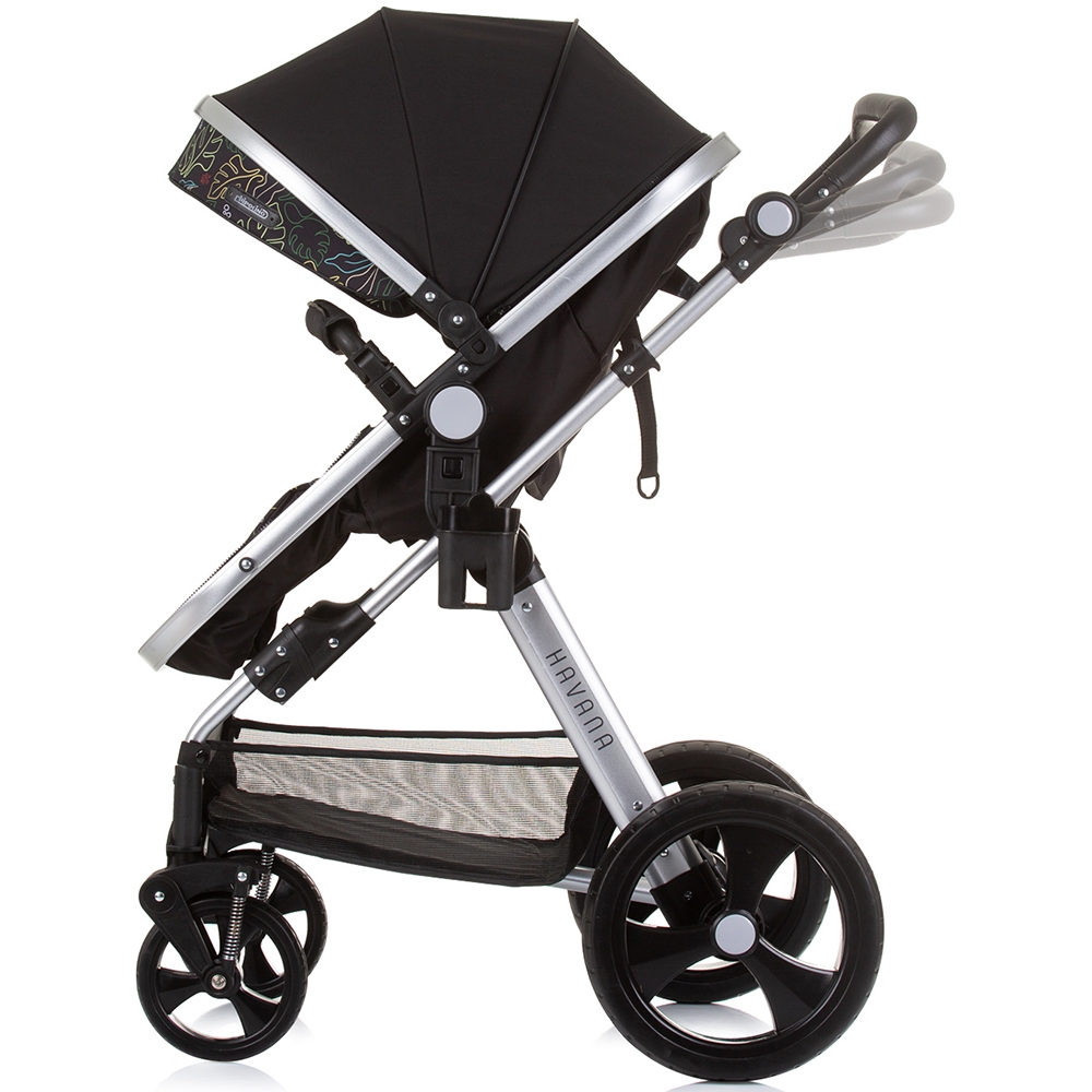Carucior Chipolino Havana 2 in 1, Obsidian Leaves - imagine 7