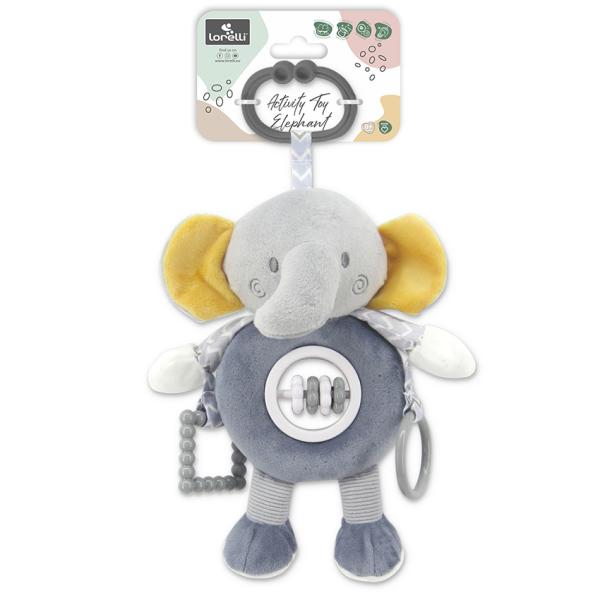 Lorelli Elefant Gri Plus cu Inel Agățat 24cm