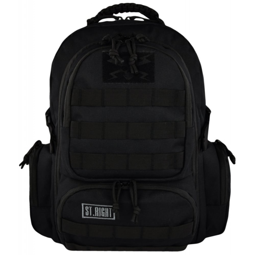 Ghiozdan St Majewki St Right Military, 30L, Negru