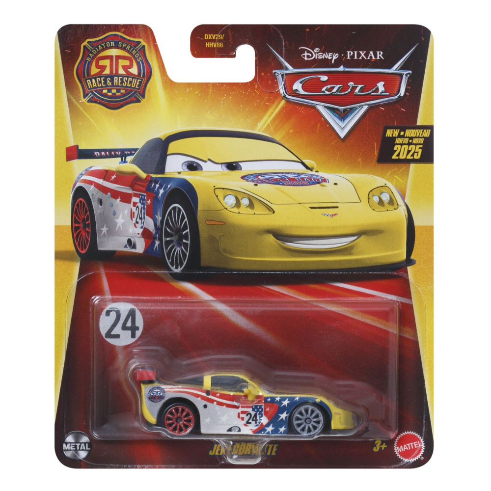 Mașinuță Metalică Mattel Jeff Gorvette Cars3