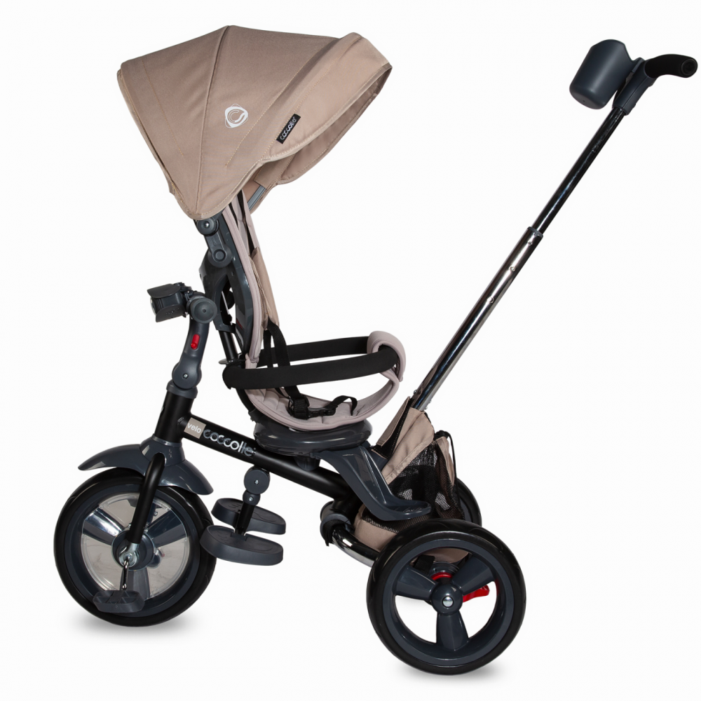 Tricicleta Coccolle Velo 4in1 Bej, Pliabila - imagine 5