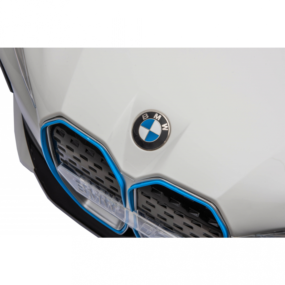 Masinuta Electrica BMW I4 White 12V, 70W - imagine 8