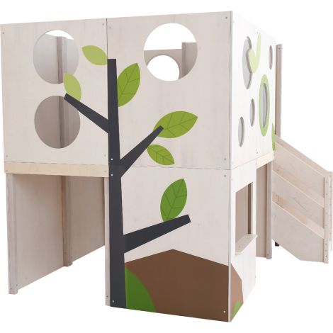 Complex Joacă Flora Moje Bambino - Lemn Interior - imagine 53