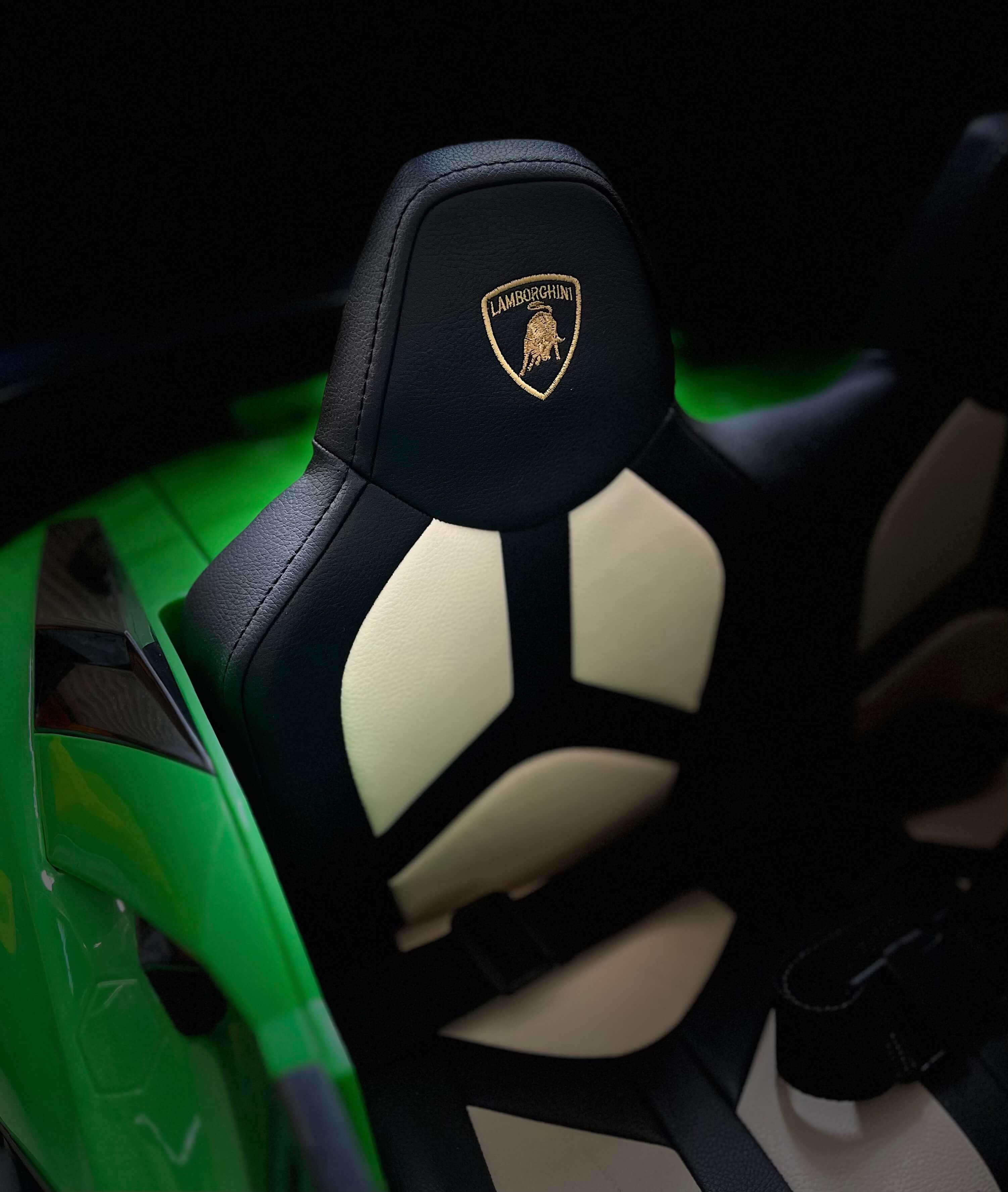Masinuta Lamborghini Aventador Drift 24V Verde - imagine 3