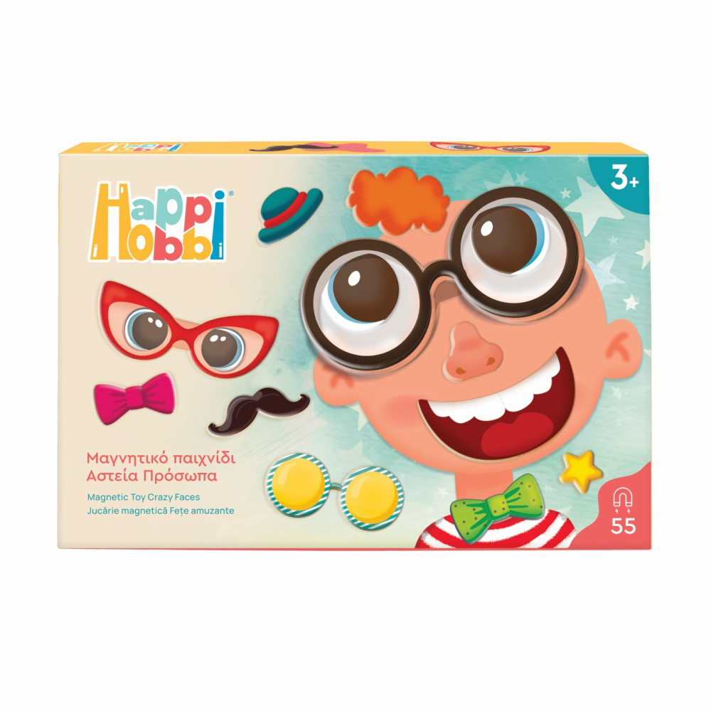 Jucărie Magnetică Happi Hobbi - Creează Fete Amuzante