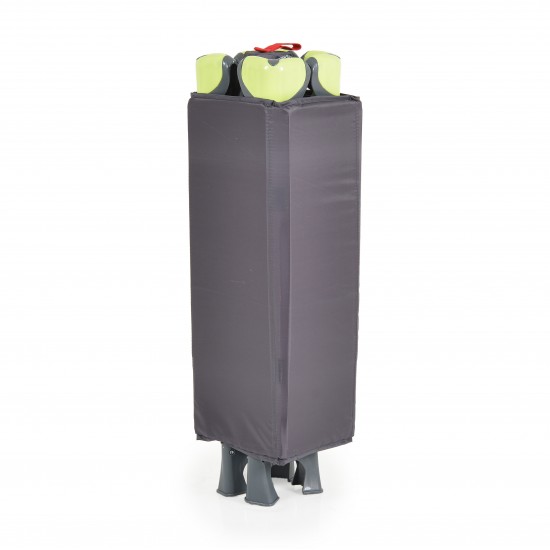Patut pliabil Moni Tommy 2 nivele, Verde