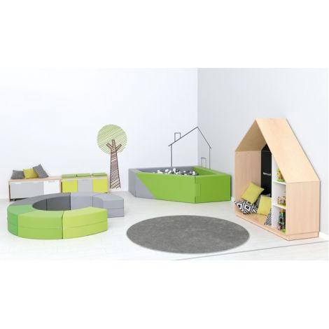 Piscina Triunghiulara Bile Gri-Verde, Moje Bambino - imagine 5