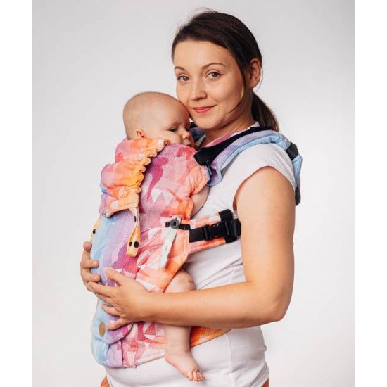 Marsupiu LennyLamb Swallows Rainbow, 0-20kg - imagine 6
