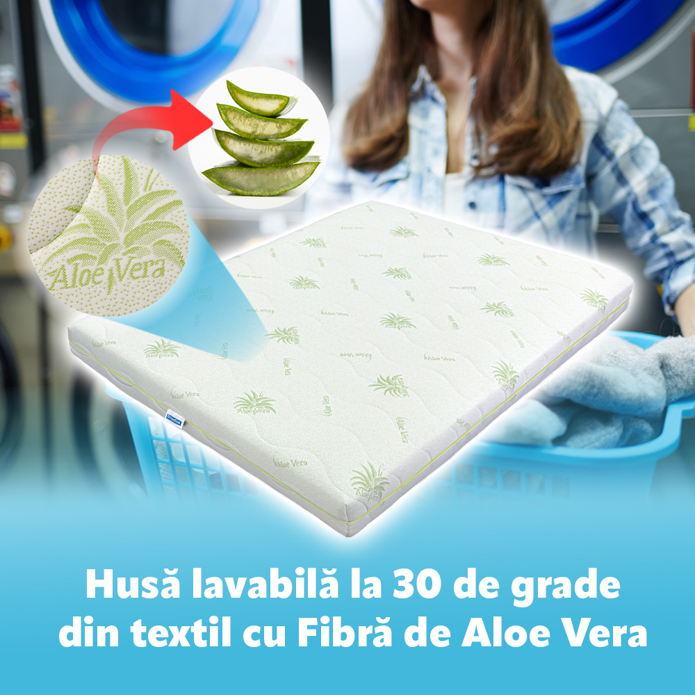 Saltea Aloe Vera Fit 90x190 cm Ortopedicus