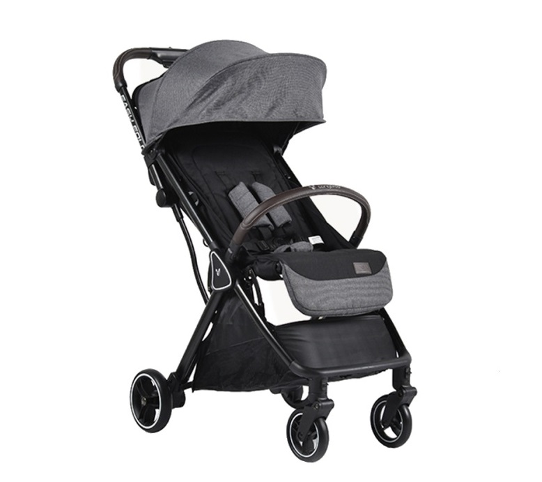 Carucior Cangaroo Easy Fold Gri, Aluminiu, Pana la 22kg - imagine 8
