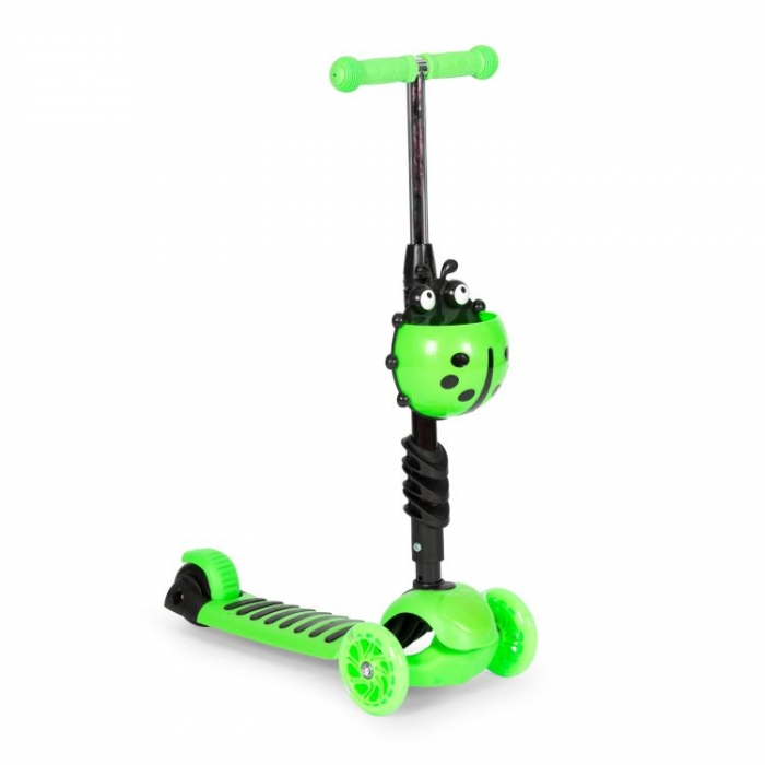 Trotineta Ecotoys 5 in 1 Verde 3 Ani+ cu LED - imagine 5