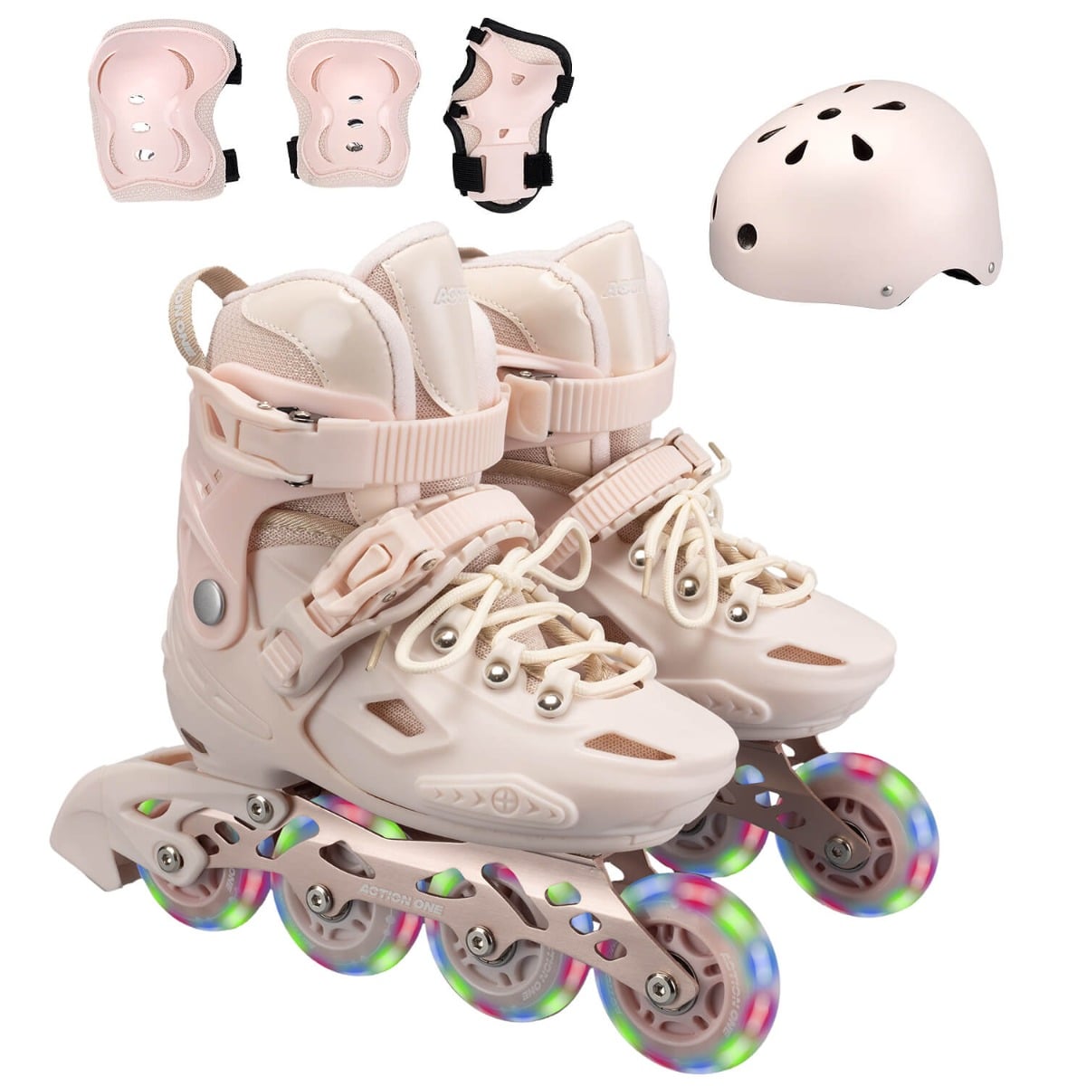 Set Role Action One Pastel M Casca + Protectii