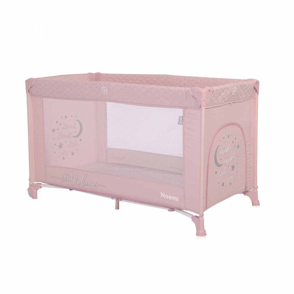 Patut Lorelli Noemi Mellow Rose Star, Pliabil cu Accesorii - imagine 4