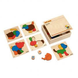 Puzzle 6 piese Colodie Educo | Dezvoltare Abilități