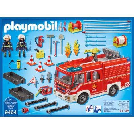 Mașină de Pompieri Playmobil cu Furtun și Lumini - imagine 2
