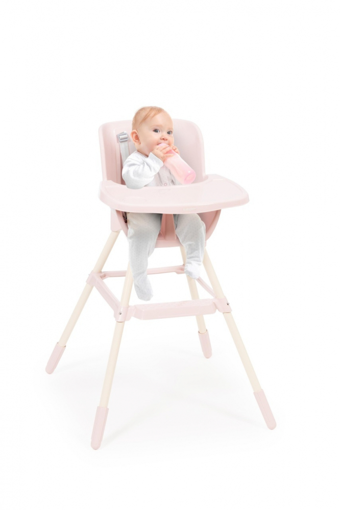 Scaun Masa BabyJem Roz - Confort Siguranță - imagine 3