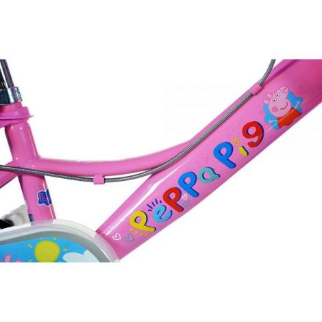 Bicicleta Dino Bikes Peppa Pig 12" - Prima Aventură - imagine 4