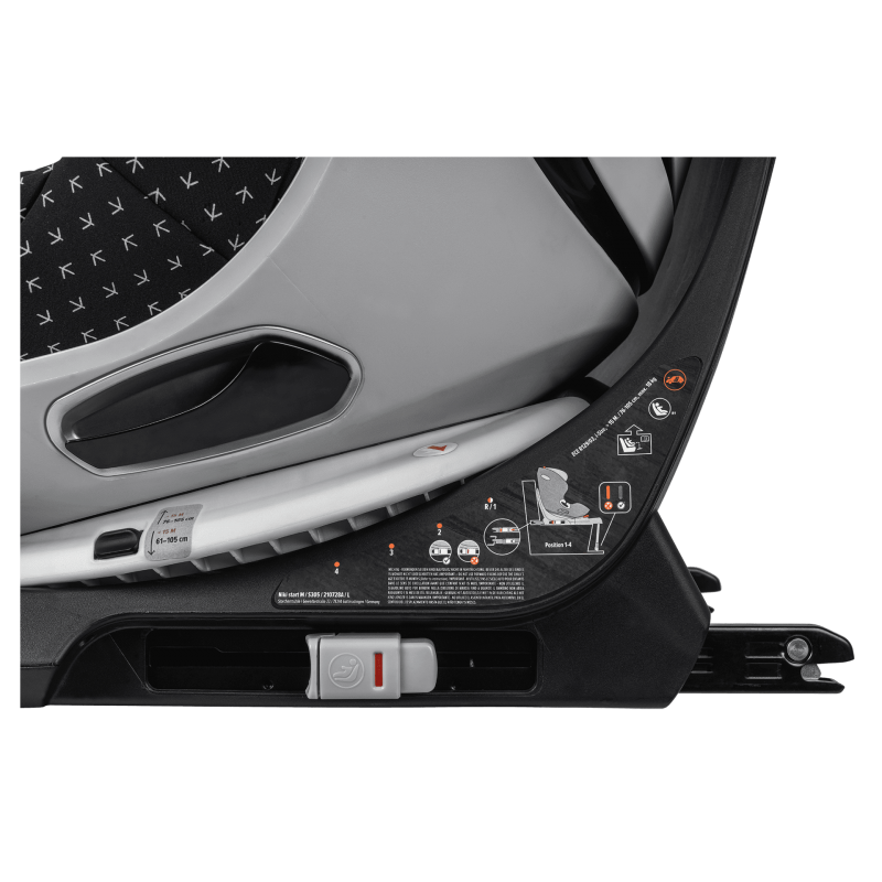 Scaun auto Storchenmühle Niki Start Onyx, 0-4 ani, Rotativ 360° - imagine 6