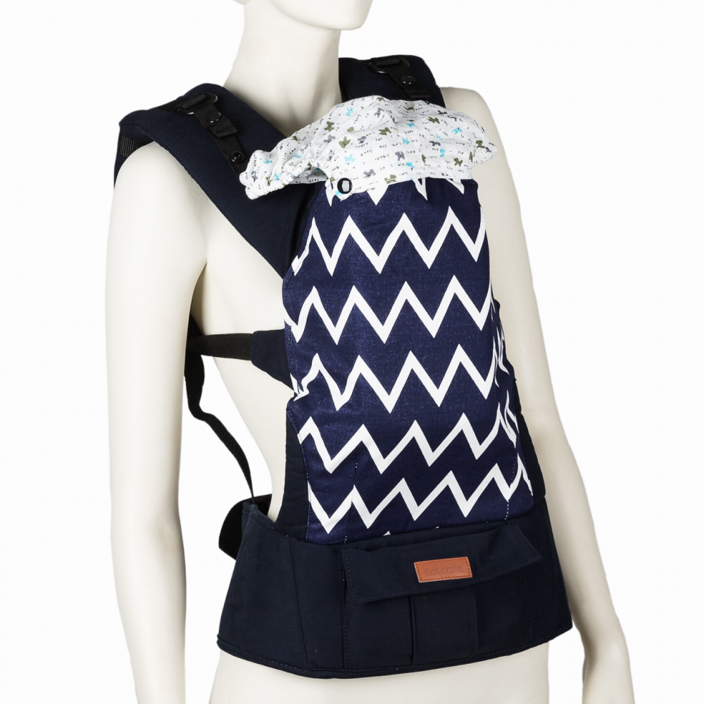 Marsupiu Ergonomic Coccolle Libra Albastru 0-3 Ani