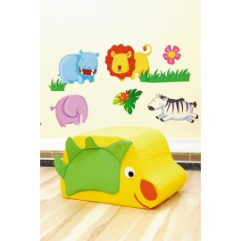 Autocolante Zoo Moje Bambino – Decor Cameră Vesel - imagine 4