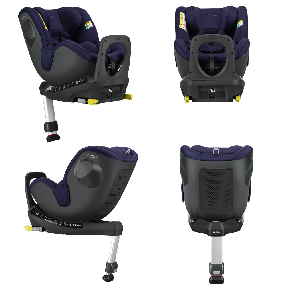Scaun Auto Avova Sperber-Fix 61 Atlantic Blue i-Size - imagine 4