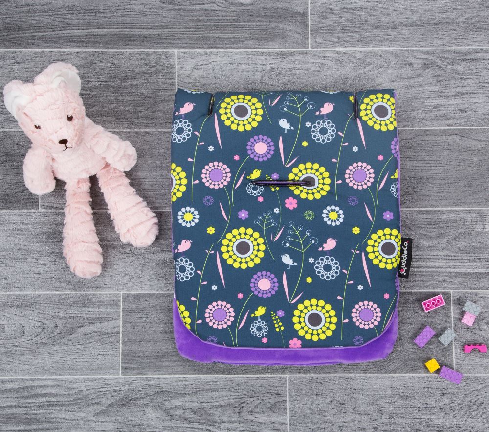 Saltea Carucior CuddleCo Comfi Cush Blossom cu Spuma Memor