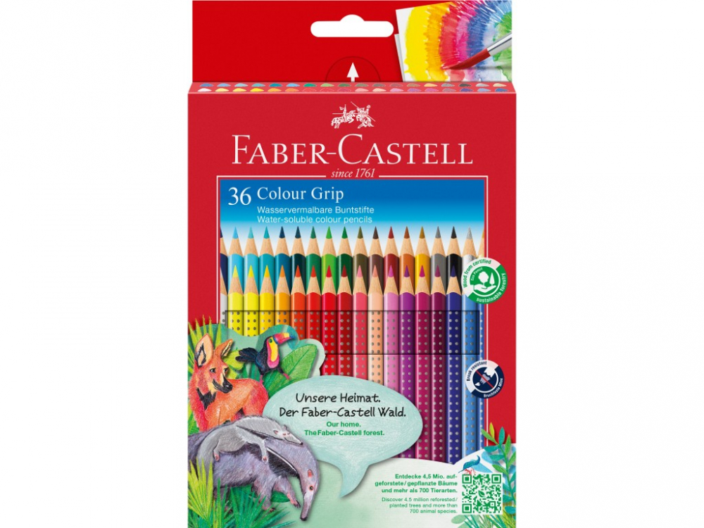 Set Creioane Faber-Castell Grip 2001 36 Culori