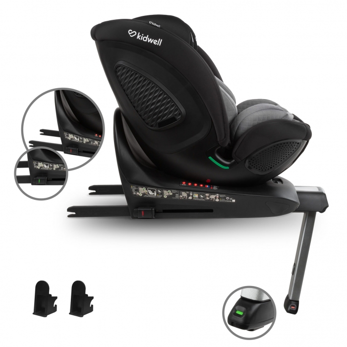 Scaun Kidwell GoCar i-Size 360° Rotativ - imagine 7