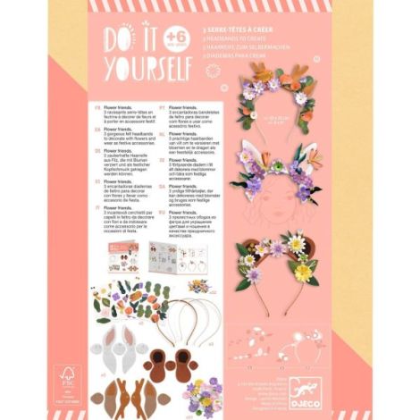 Djeco Coronite cu Flori DIY - Creativitate - imagine 2