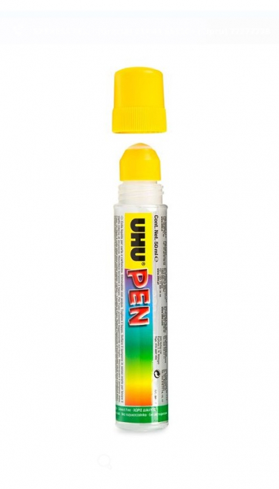 Lipici UHU Transparent 50 ml, Roll-On, Fără Solvent
