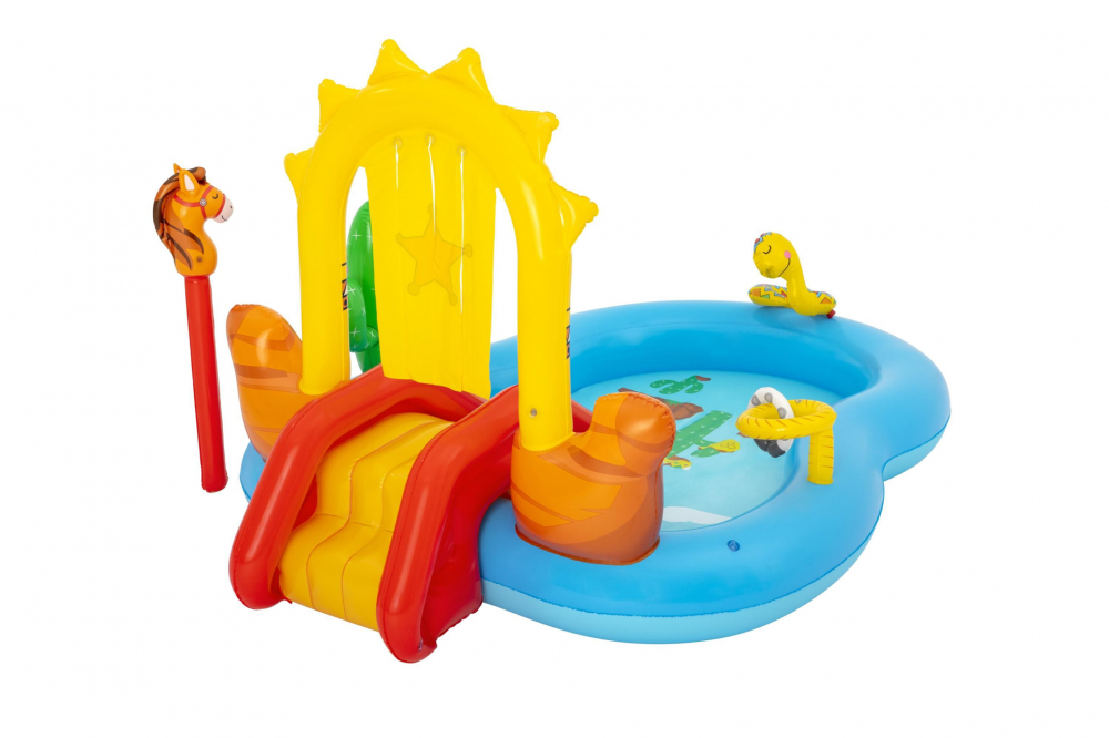 Centru de Joaca Bestway cu Tobogan si Piscina - imagine 7
