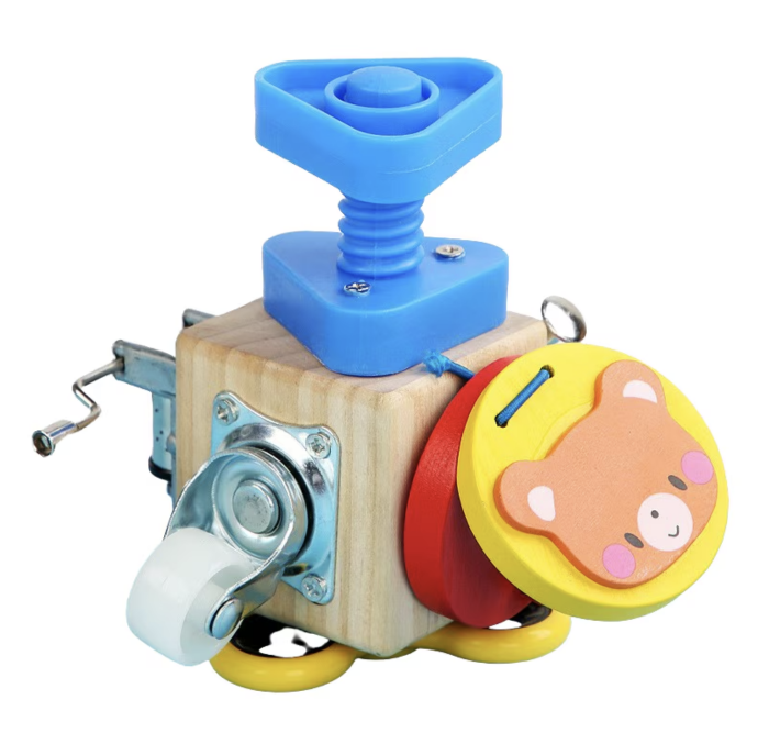 Cub Busy Board Krista, 6 in 1, Montessori