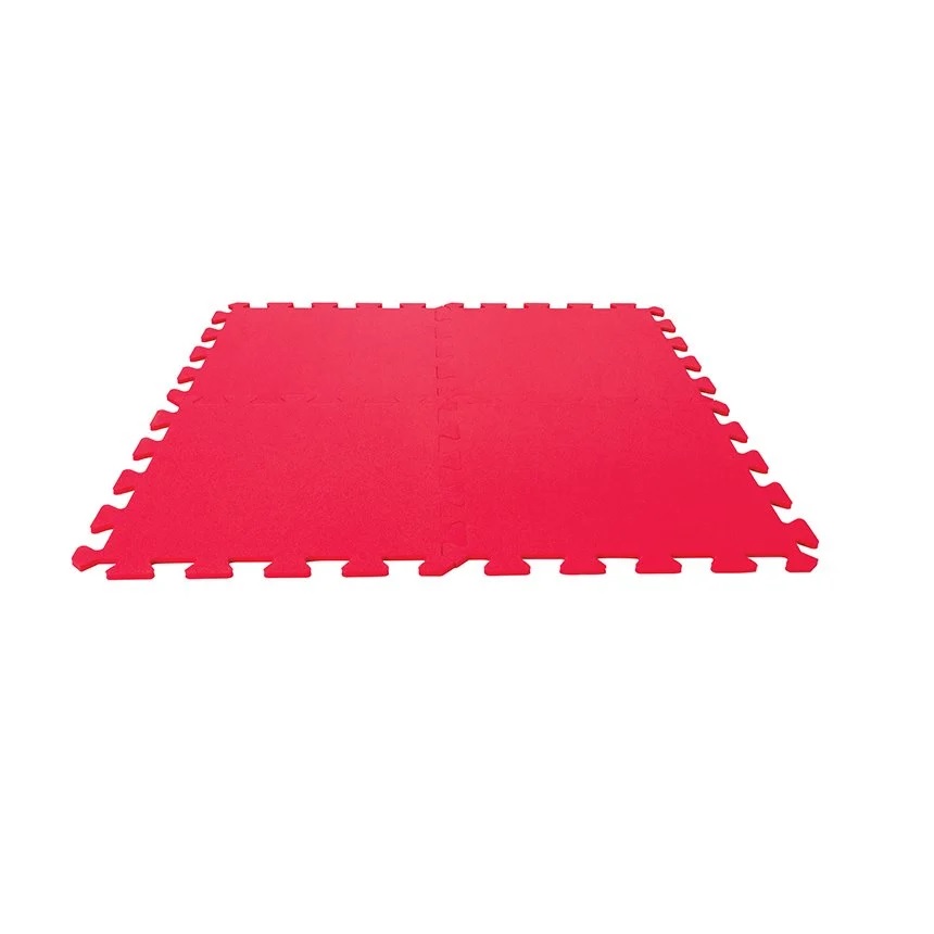 Covoras Puzzle Pilsan Red, 4 piese, 50x50 cm