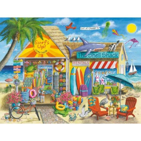 Puzzle Ravensburger Plajă 1500 piese Relaxare - imagine 3