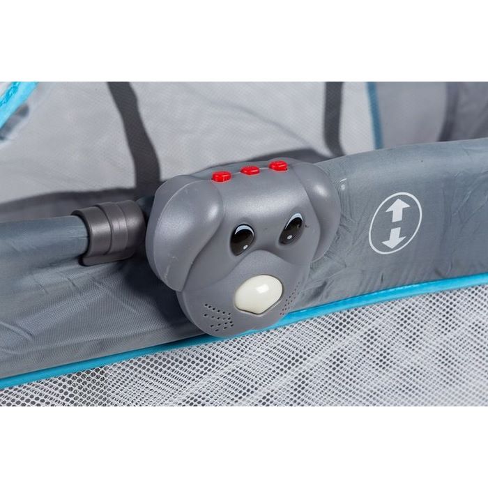 Patut pliant Ecotoys 625A cu functie leganare - imagine 3