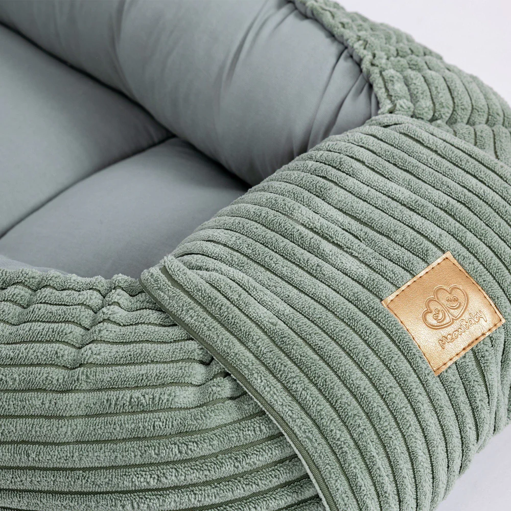 Cuib Bebelusi MeowBaby Olive Green - Siguranta