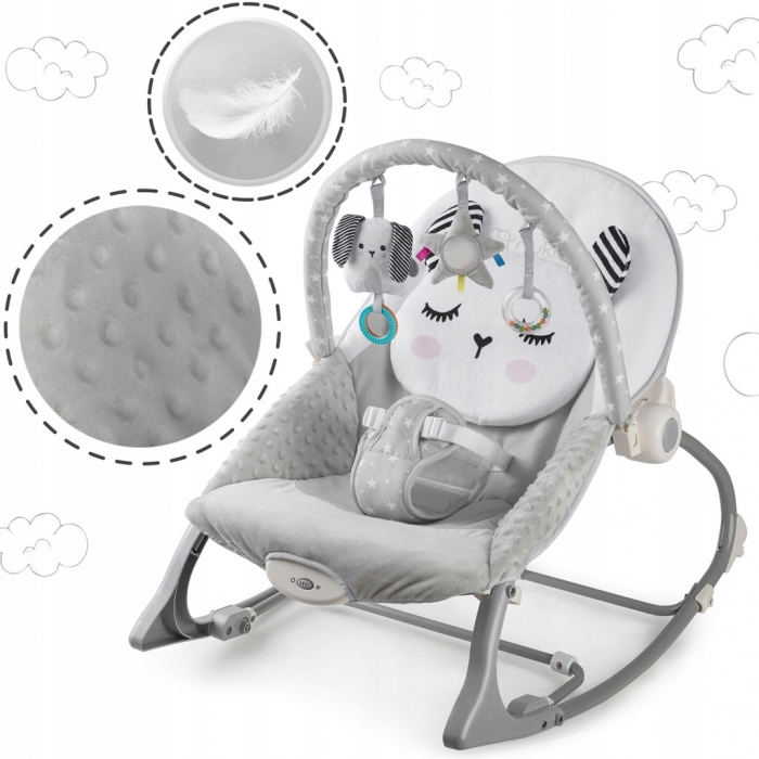 Balansoar Panda cu vibrații Nukido - imagine 5