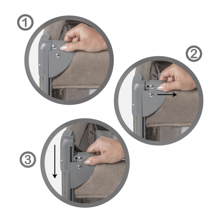 Patut pliabil Kidwell Blissy Lift - Funcționalitate Premium - imagine 9
