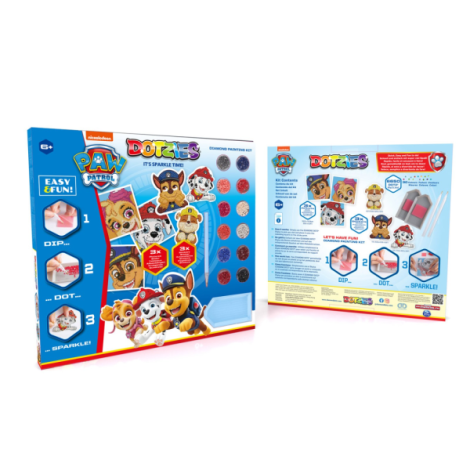 Set 6-in-1 Patrula Catelusilor Diamond Dotz - imagine 4