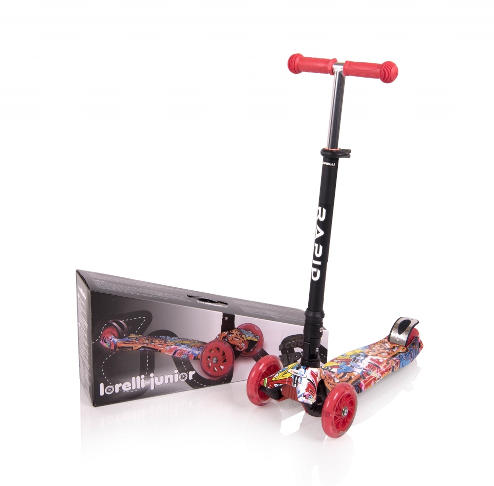 Trotineta Lorelli Rapid, 4 roti LED, Pliabila