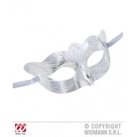 Masca Argintie Metalica Widmann | Eleganță Carnaval