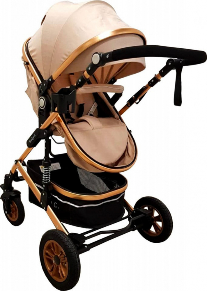 Baby Care Pro 531 Carucior 3-in-1 Crem - imagine 3