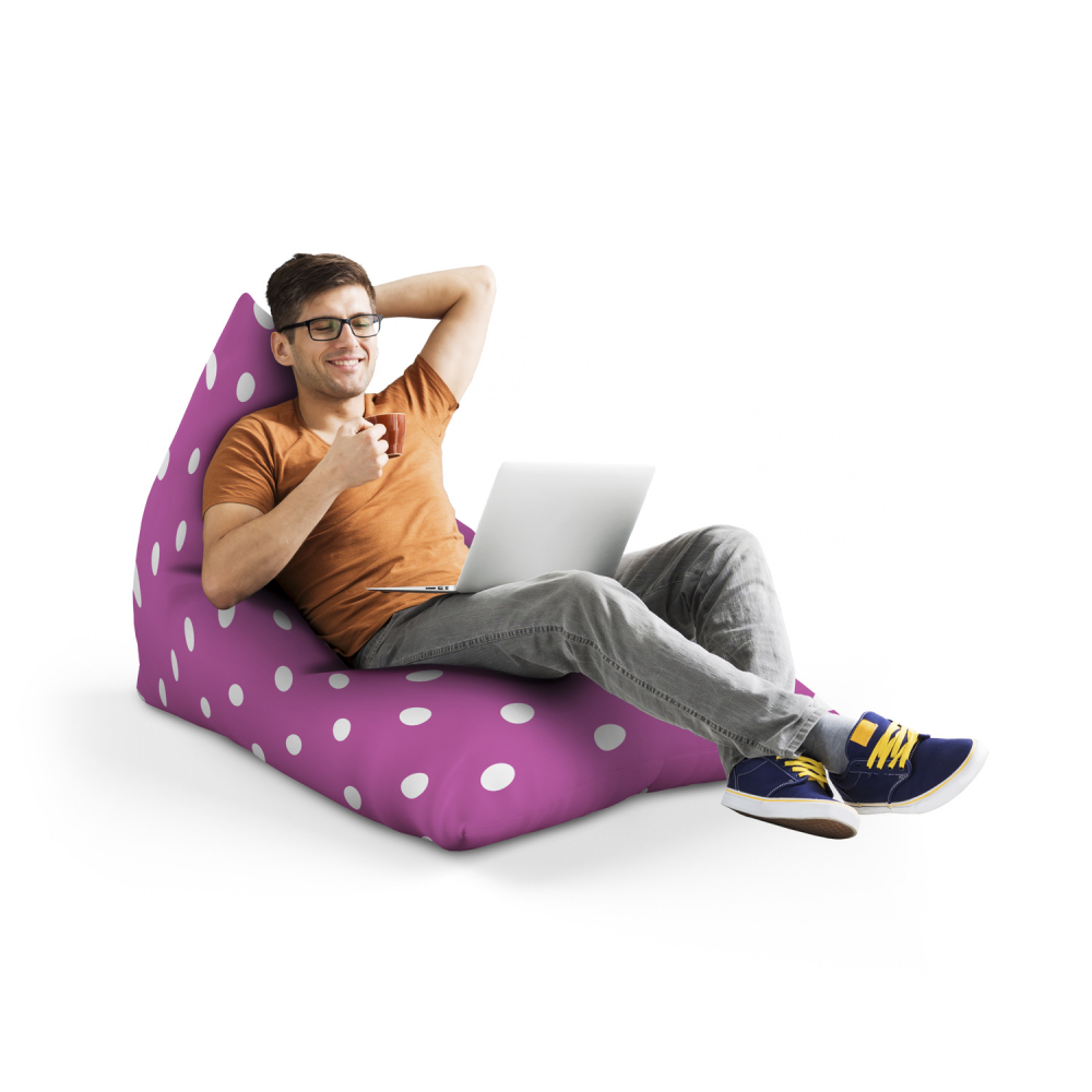 Fotoliu Puf Updeco Lounge Mov pentru Relaxare - imagine 4