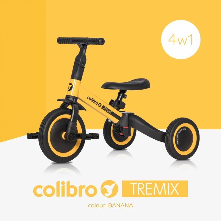 Tricicleta Colibro Tremix 4 in 1 Transformabila
