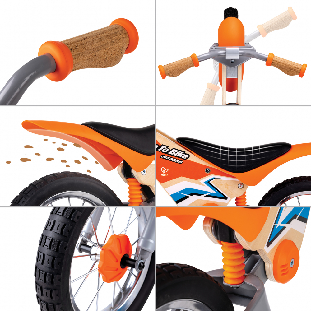Bicicletă Echilibru Hape Off-Road - imagine 3