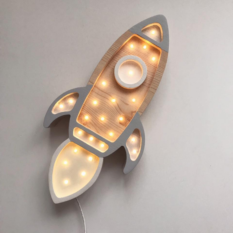Lampa Racheta Little Lights - Decor Copii - imagine 2