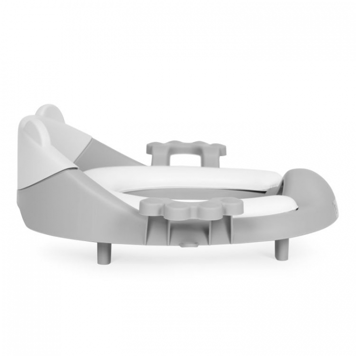 Reductor toaleta Ecotoys cu manere gri - imagine 4
