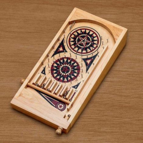 Joc Pinball Lemn Tobar - Dezvoltă Indemanarea - imagine 4